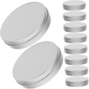 10pcs Metal Cookie Tin Box Airtight Sugar Container Baked Tins for Candy Bins Small Cookie Storage Boxes with Lids