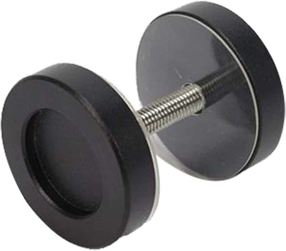 Miseno MBDH2485 Round Barn Door Pull Disk Set - Black