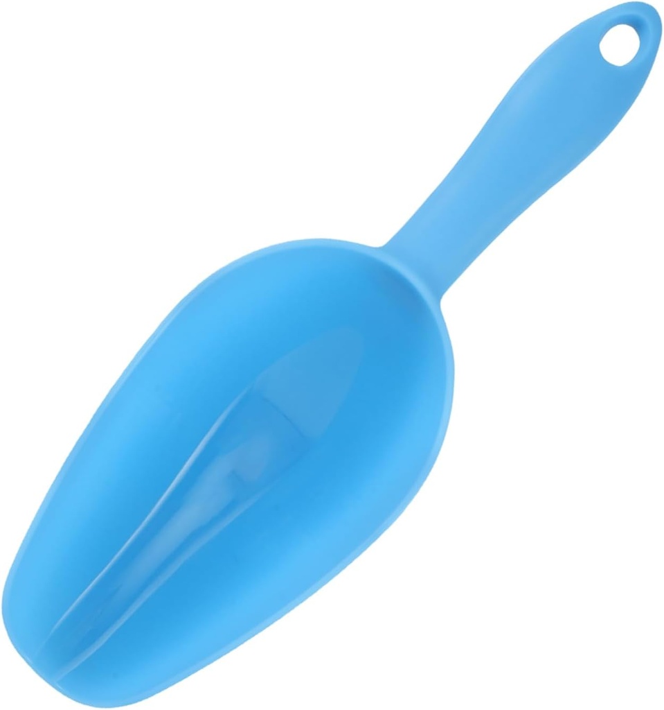 STOBAZA Plastic Utility Scoop for Flour Popcorn and Candy Ergonomic Grip Material Versatile Kitchen Accessory for Parties and Freezer Use