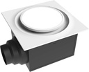 Aero Pure ABF80 L6 W ABF80L6 Ceiling Mount 80 CFM Quiet Bathroom Ventilation Fan w/LED Light/Nightlight, Energy Star Certified, White
