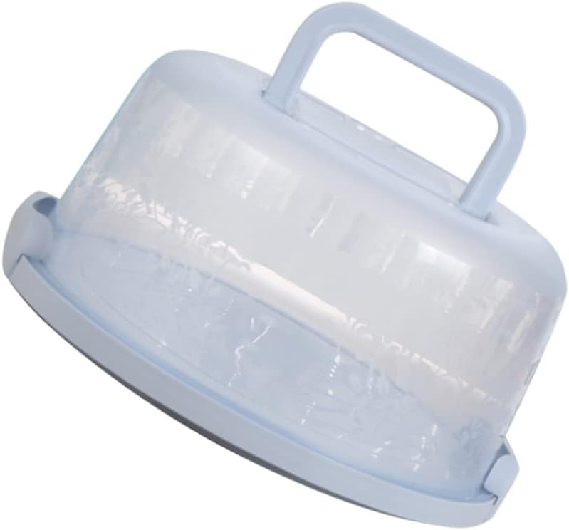 DECHOUS Box Cake Carrier Containers for Food Cupcake Holder Cake Keeper with Cover Bread Container Cookie Containers Cake Stand Fridge Storage Organizer with Handle Household Refrigerator