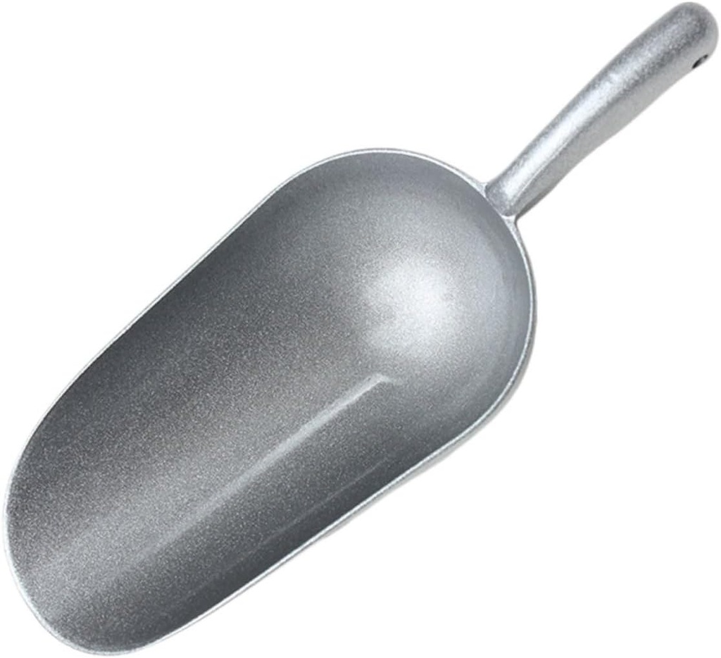 Zerodeko 2pcs Zinc Alloy Food Shovel Scoop for Flour and Dried Fruits Medium Wear-resistant and Kitchen Utensil Convenient and Ergonomic Design for Easy Use