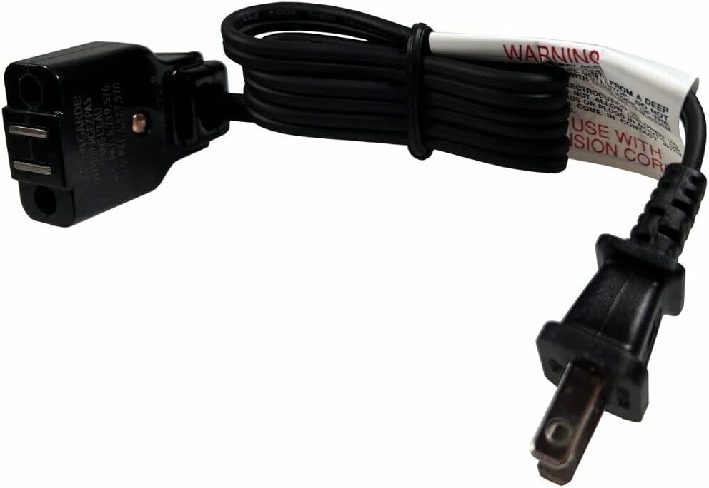 For Presto 05420 Frydaddy Electric Deep Fryer Cord, for farberware deep fryer cord, for presto replacement cord, for fry daddy cord replacement.