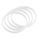Fdit White Rubber O- Replacement Gasket (4Pcs) for Juicer Blender - Accessory