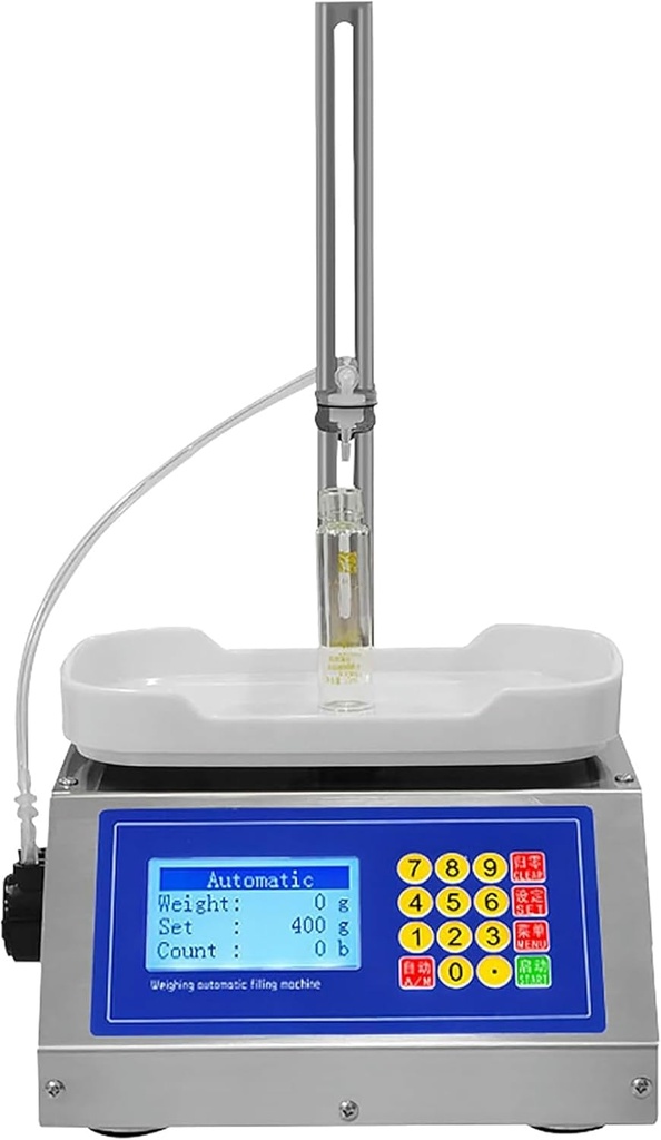 Automatic Liquid Filling Machine,Portable Digital Control Bottling Filler,for Low Viscous Liquids,Wine,Beverage