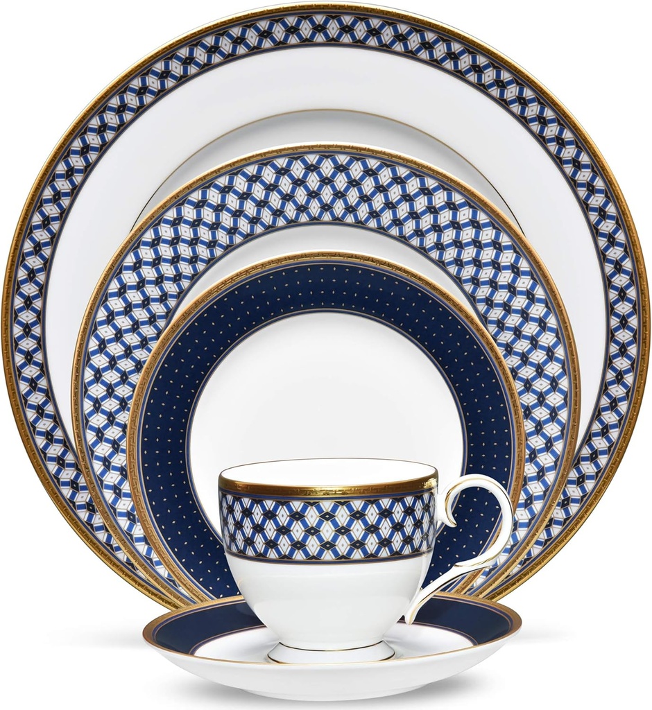 Noritake Blueshire 5-Piece Place Setting, Service for 1