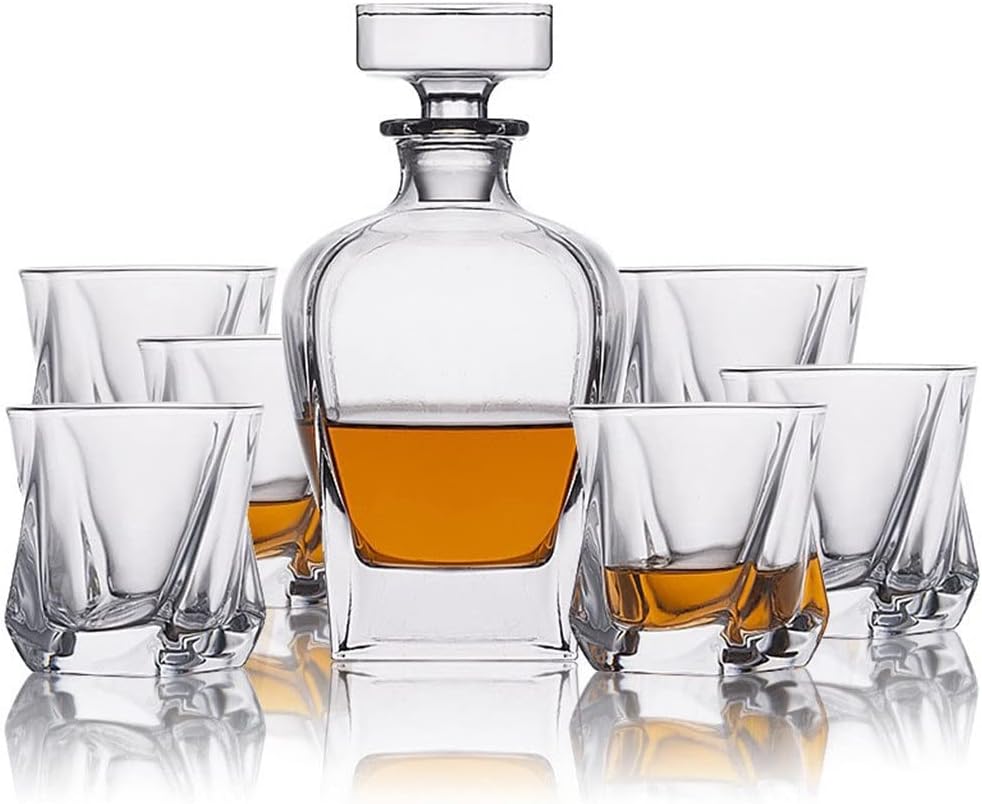 Whiskey Glass Wine Bottle Gift Box Wine Set Pearl Cotton Gift Box Packaging Glass Wine Set Wine Bottle