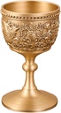 Chalice Cup Cocktail Glass Wine Goblet Brass Beverage Goblet Metal Liquor For Party Home