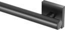 Gatco 940MX Elevate 12" L Grab Bar, Matte Black/ADA Compliant Stainless Steel Safety Grab Bar for Bathroom