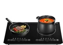 Double Induction Cooktop, Induction Cooker 2 Burners, 2000W Portable Electric Stove, Portable Induction Cooktop With Touch Sensor Control & Child Safety Lock, Hot Plate For Kitchen, Dorm And Camping