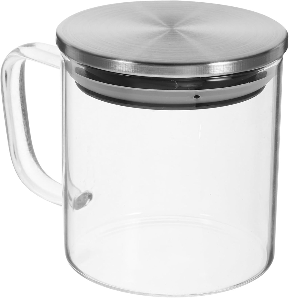 Alipis Glass Storage Jar Airtight Lid for Kitchen Organization Food-grade Container for Tea Grains Nuts and Dry Foods Multi-functional Candy and Cookie Holder Comfortable Handle