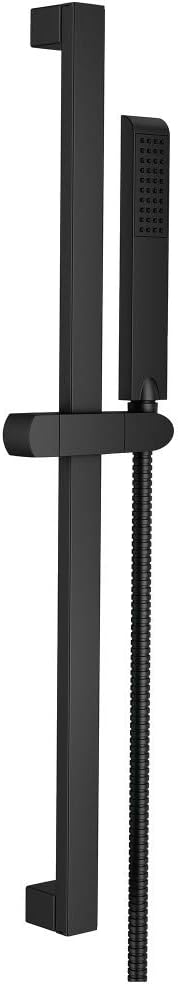 Kingston Brass KX2540 Vilbosch 24" Slide Bar with Hand Shower and Holder, Matte Black