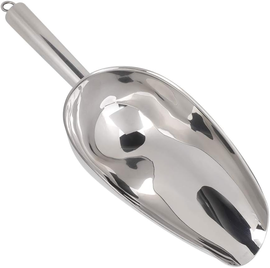 BORDSTRACT Stainless Steel Multi-Purpose 24oz Scoop (1 Count, Silver)