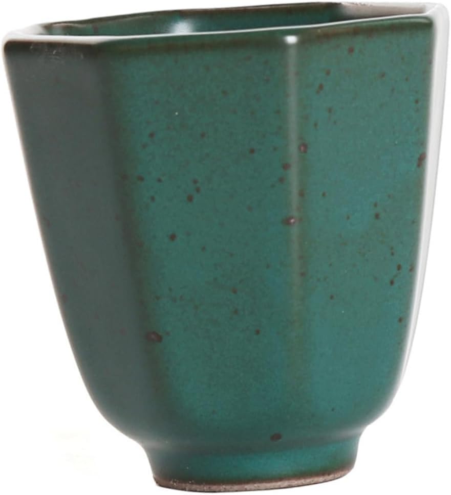 Alipis 1Pc Ceramic Tea Cup Antique Design Small Teacup Elegant Sake Cup for Enjoying Tea Unique Glaze for Home and Office Use