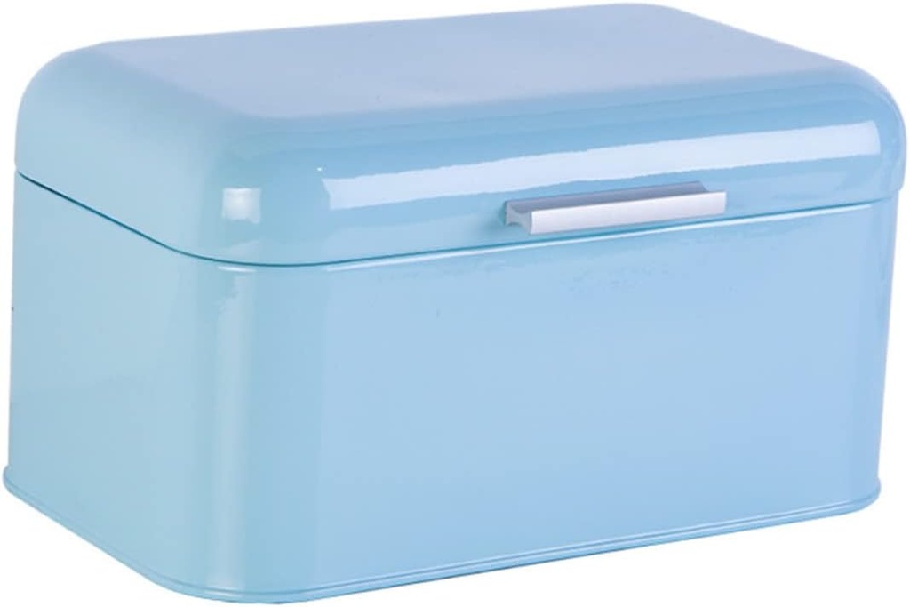 Bread Box Iron Storage Bin Lid Vintage Kitchen Storage Tank Desktop Bread Bin for Home Cafe