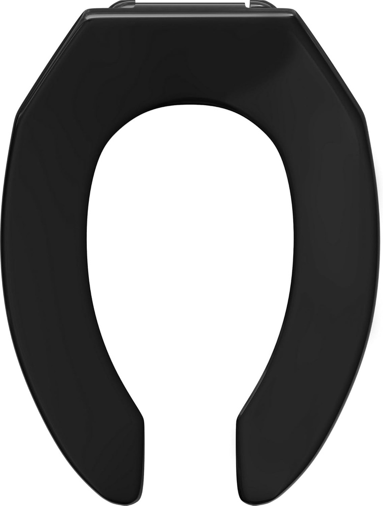 PROFLO PFTSCOF2000 Elongated Open-Front Toilet Seat - Black
