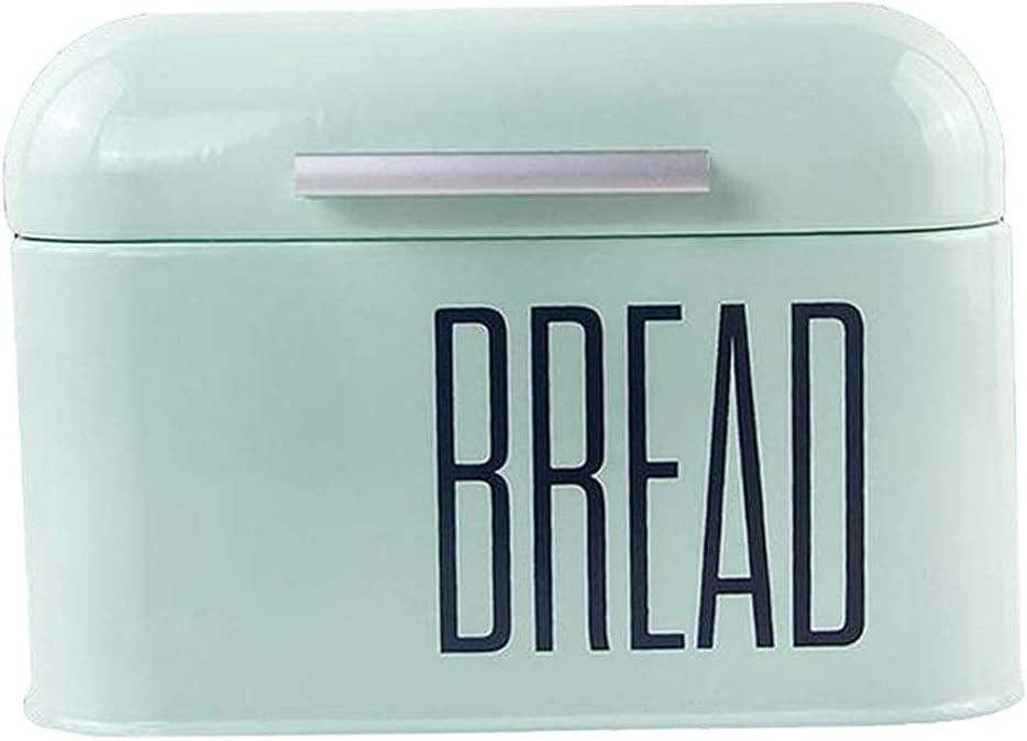 qiuqiu Countertop Thicken Bread Bin Storage Box with Lid for Loaves Pastries Cakes Biscuits 2.5L Large Capacity-Green