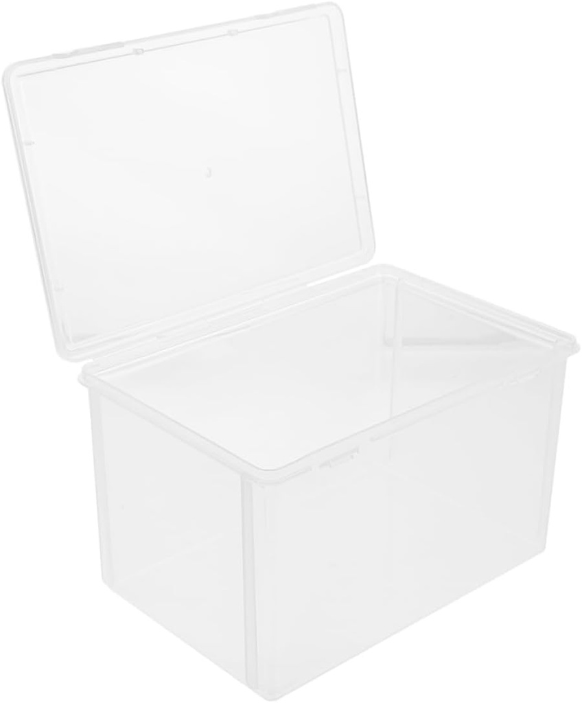 ABOOFAN Transparent Refrigerator Toast Storage Box Large Bread Container for Freezer Preservation Smooth Edges Materials for Home Use