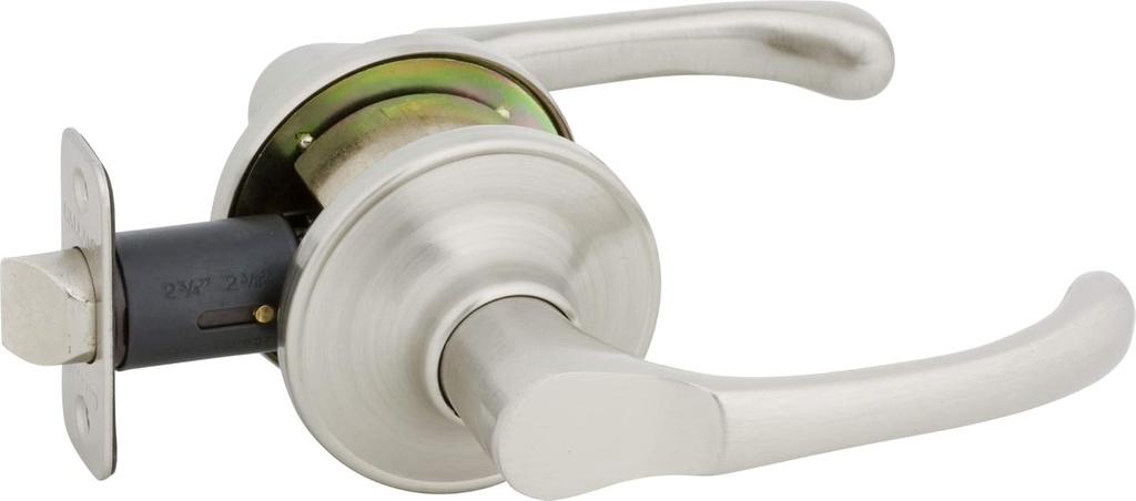 Callan2 501T-NE-G2 Newport Series Grade 2 Passage Door Lever Set, Satin Nickel