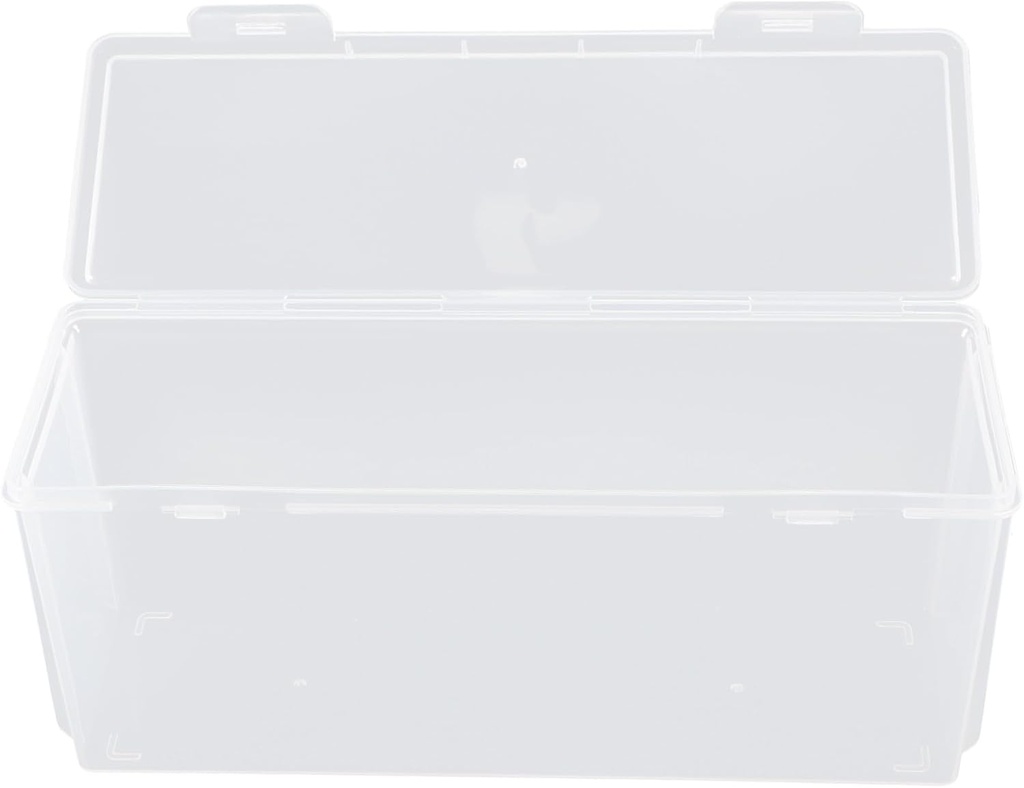 Airtight Transparent Refrigerator Storage Box for Bread and Snacks Medium Dustproof Crisper Container for Kitchen Countertop Organization
