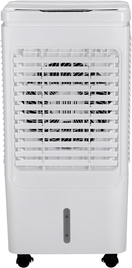 40L Portable Air Conditioner Cools Up to 215 Sq.Ft, Evaporative Low Noise AC Unit with Remote Control Fits 3-Speed Personal Air Conditioner Cooling Fan for Large Room, Office, Garage