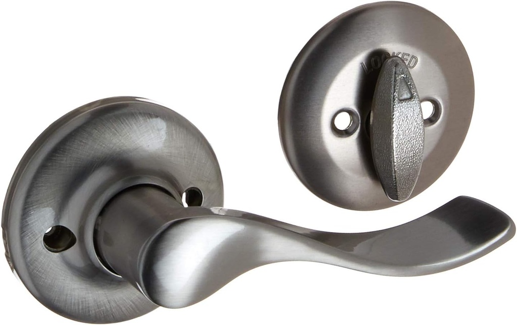 Kwikset 604BLRH-15V1 Right Hand Balboa Signature Series Interior Single Cylinder Handleset Trim with New Chassis Satin Nickel Finish