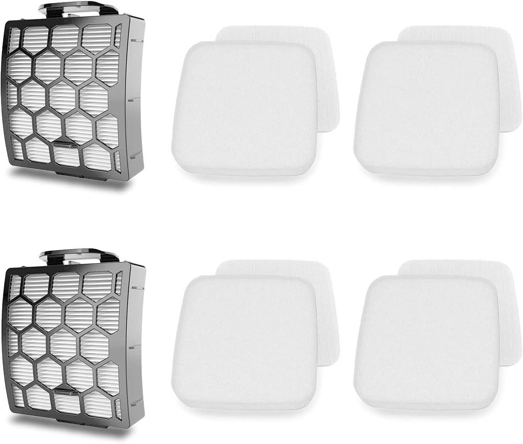 Colorfullife LA502, LA322, LA702 Filters for Shark LA502, LA322, LA301, LA300, LA455, LA702, LA360 Rotator Lift-Away ADV DuoClean PowerFins Upright Vacuum (Not fit UV850 UV900 vacuum)