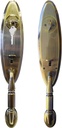 "LEX" Elite Hand Set Door Lock Lever,Antique Bronze Finish, Door Lock Lever