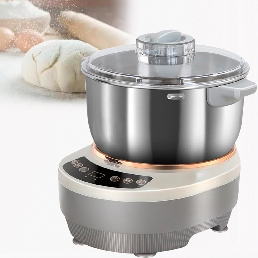 Dough Machine with Fermentation Function, Fully Automatic Food Processor, Fermentation Function 25-38°C, Intelligent Timer, Fast kneading,5L