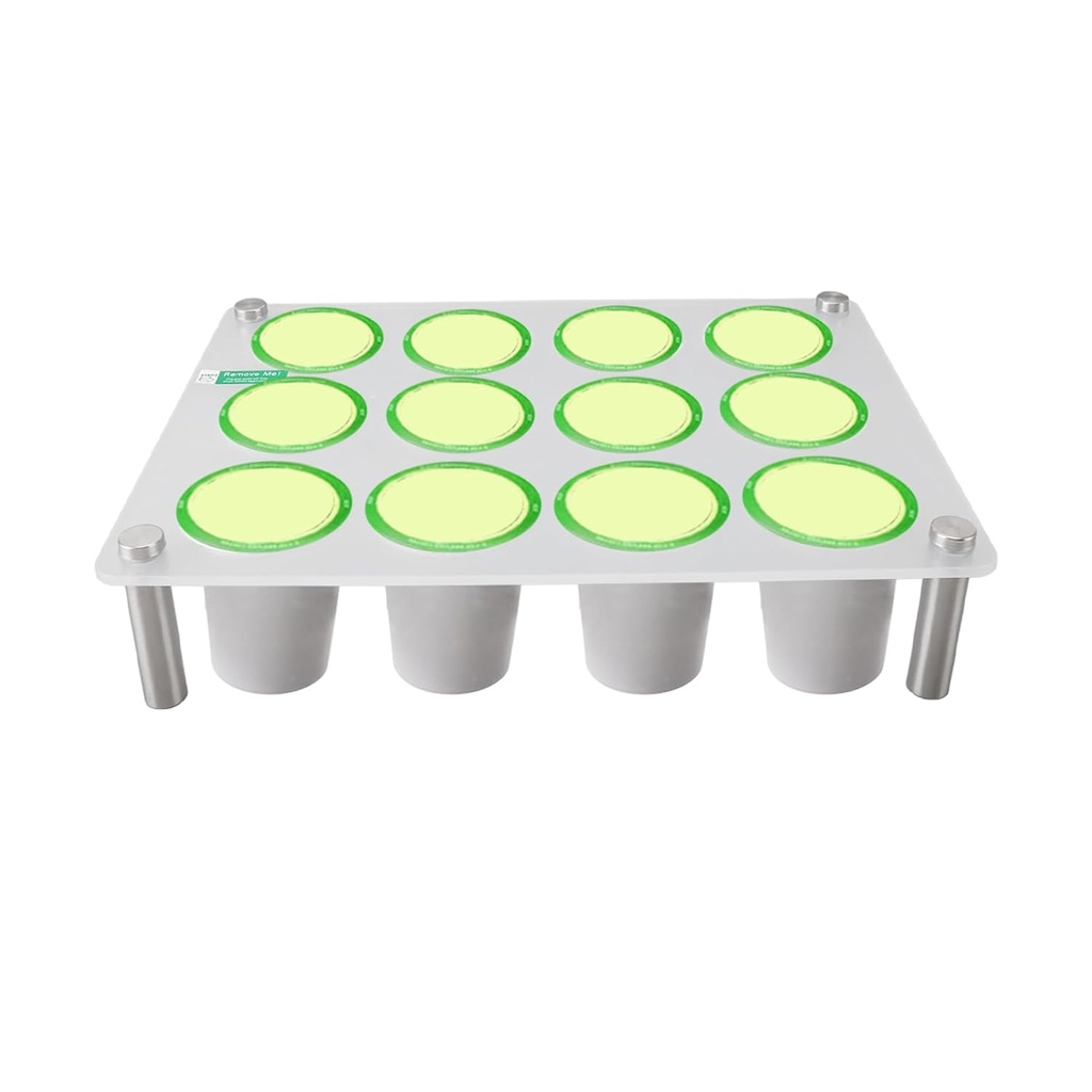 Coffee Pods Tray Drawer Insert, Flat Countertop Coffee Pod Drawer Organizer Holder for 12pcs K Cup, Acrylic Storage Solution for Home and Office