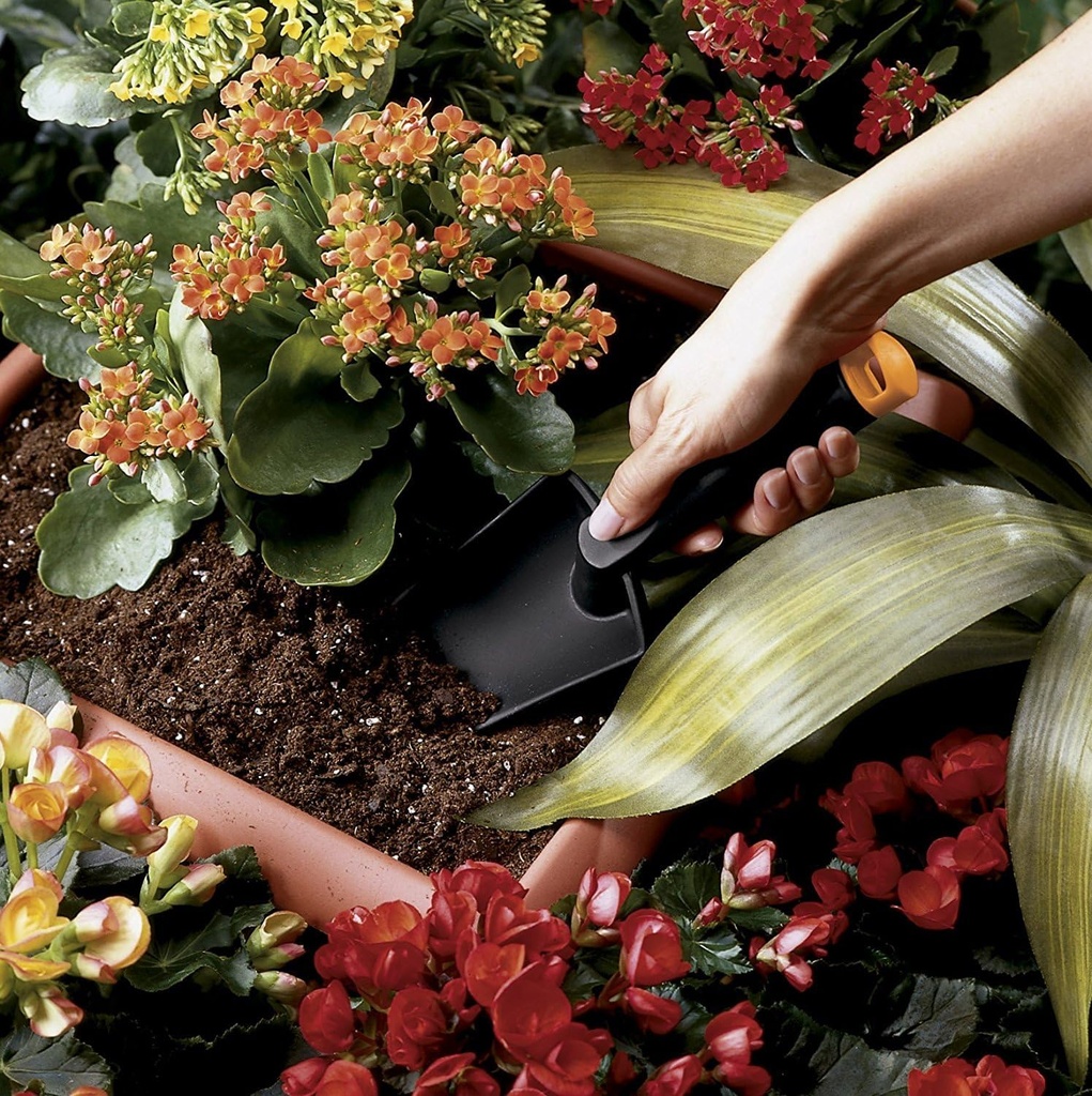 Edward Tools Garden Hand Tools Set Fiber Composite - Garden Trowel, Transplanter and Cultivator - Extra Strength Nylon Fiberglass - Lightweight but Stronger Than Steel - Break-Proof Guarantee