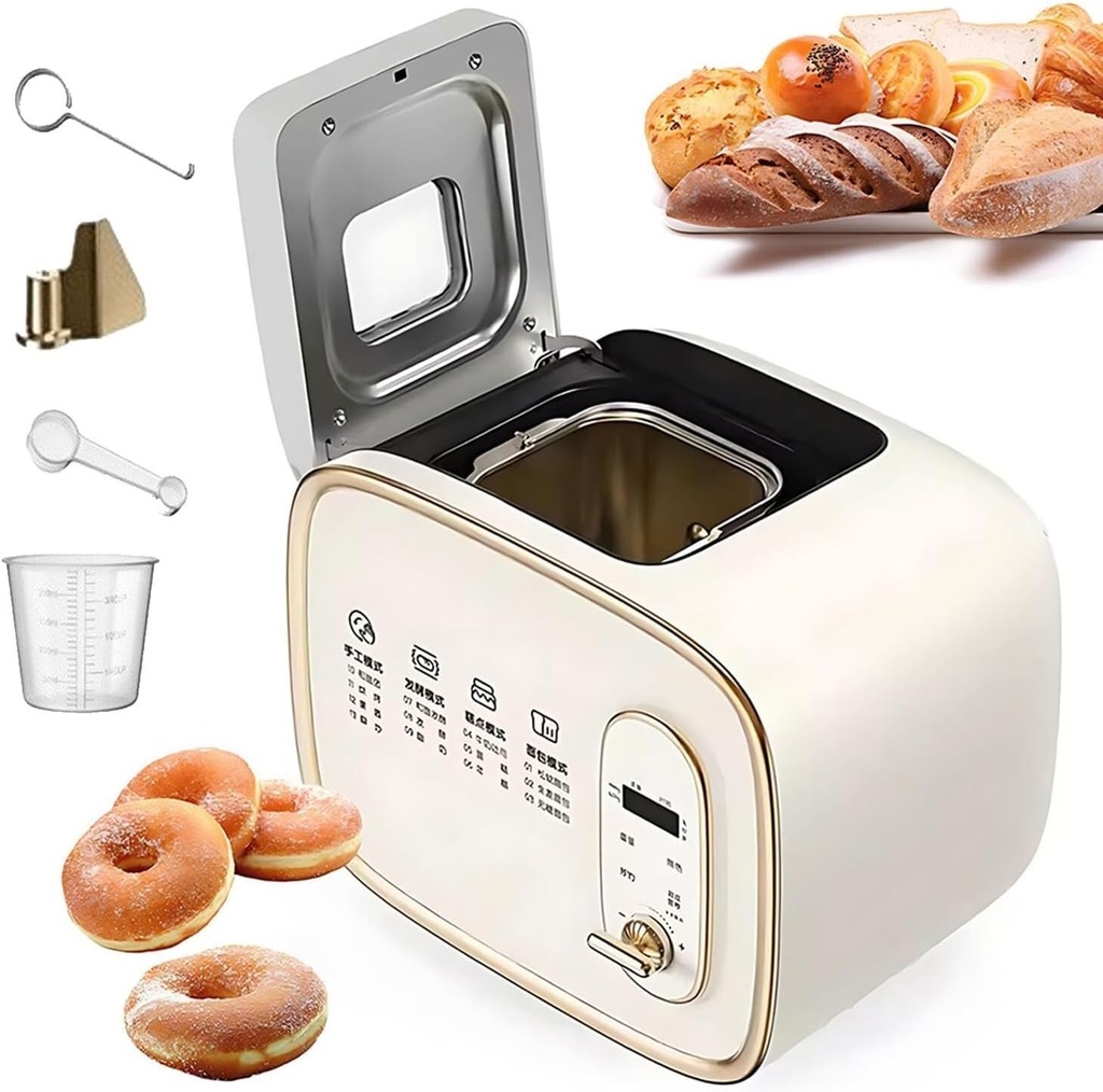 Fully Automatic Bread Maker 600g, 13 in 1 Bread Maker, 13 preset menus, Kitchen Toaster