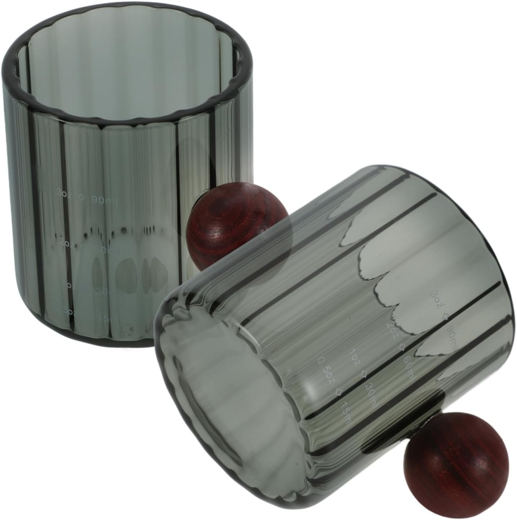 Glass Espresso Steaming Pitcher with Elegant Handle Jug for Coffee Tea and Baking High-temperature Resistant Versatile Dispenser for Single Servings