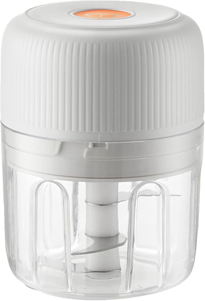 ELECTRIC GARLIC MINCE, 250ML Food Chopper USB, Mini Vegetable Chopper, Garlic Mincer, Onion Chopper, Portable Small Food Processor (white)
