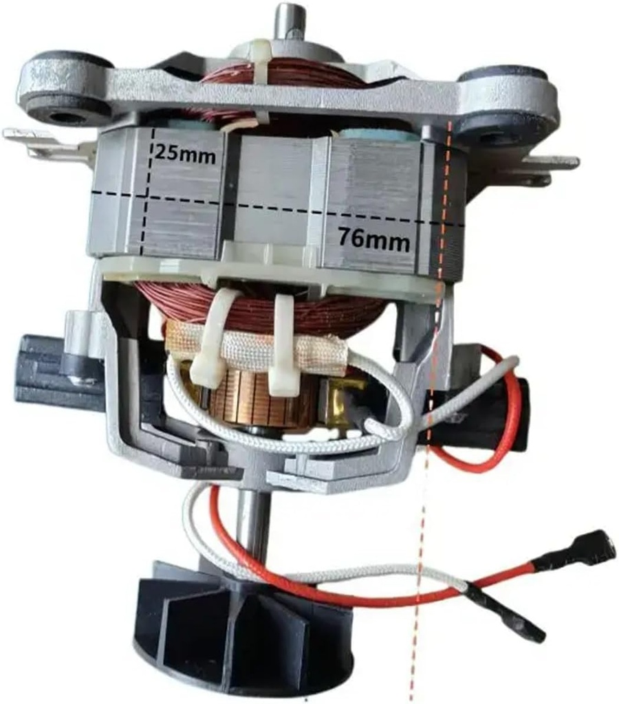 Round Shaft Model, Suitable For Blender, Food Processor, Electric Motor XA9525-600 Shaft Length 1.3CM