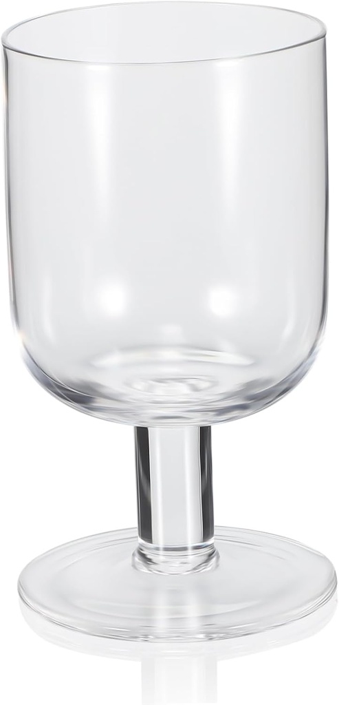 Cabilock Vintage Footed Ice Cream Cup Glass Goblet Elegant Beverage Glass for Weddings Parties and Desserts Retro Glassware for Iced Tea and Snacks