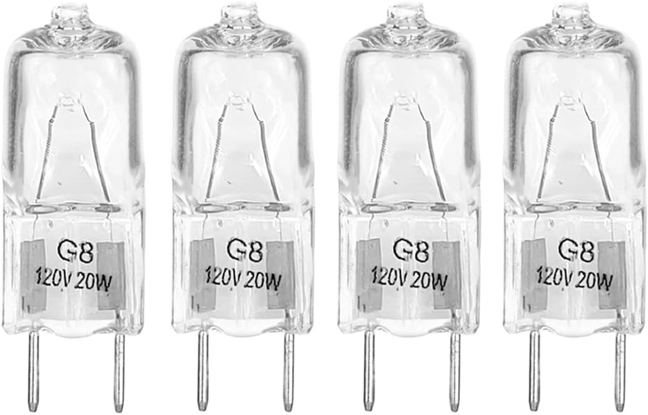 Appliance Light Bulb for GE Microwave Oven,High Temp Resistant 300℃,20W Bulb for GE Kenmore Samsung Maytag Elite Microwave,Over The Stove Microwave Surface Light,Replaces WB25X10019 WB36X10213,4-Pack