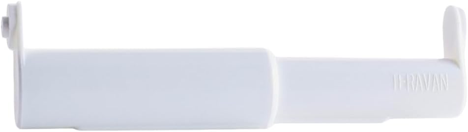 Teravan Standard Toilet Paper Holder Extender for Extra-Large Rolls – Perfect for Double, Triple Rolls in Regular or Ceramic Bathroom Wall Holders, White, 1 Unit