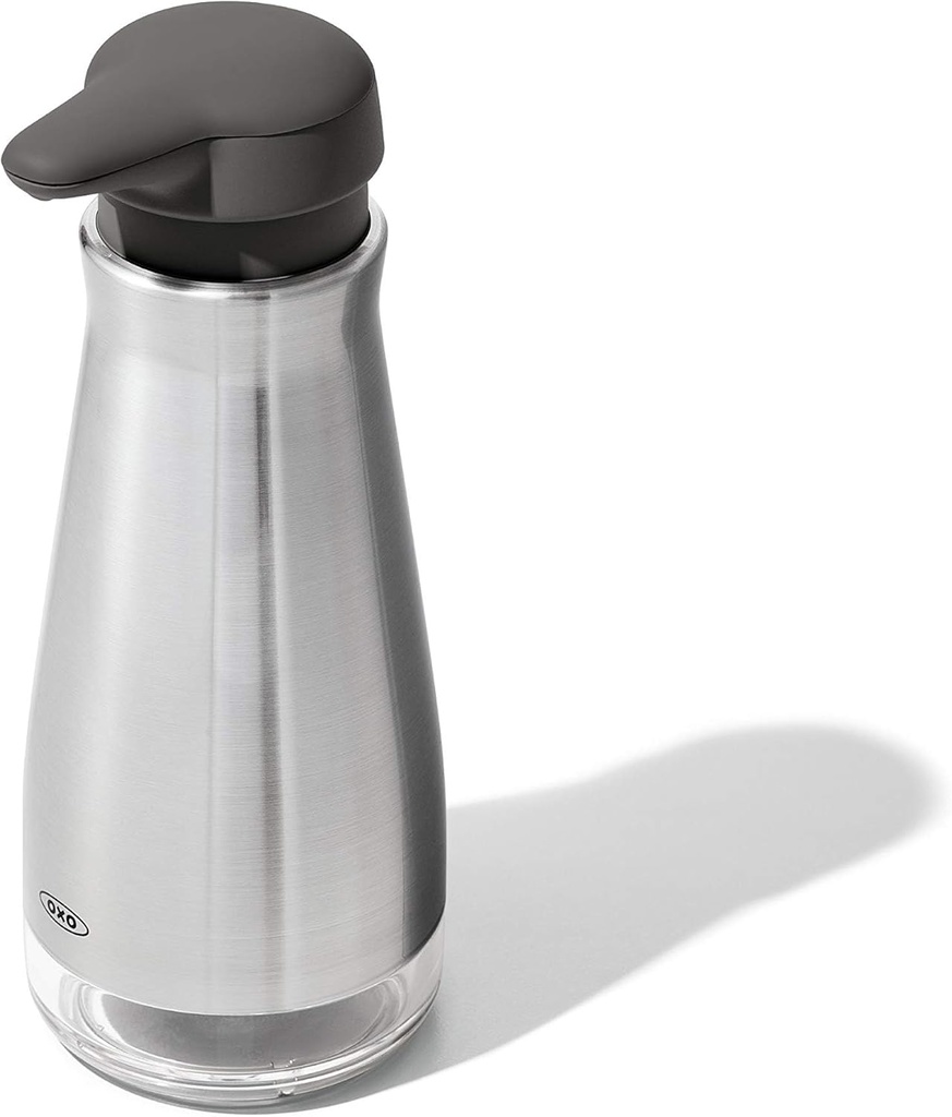 OXO Good Grips Stainless Steel Soap Dispenser, Kitchen and Bathroom Accessories