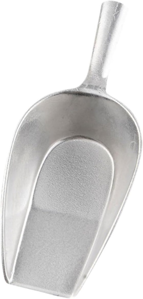 Multi-Functional Aluminum Ice Scoop for Kitchen Food-Grade for Ice Cubes Grains and Flour for Home and Restaurant Use