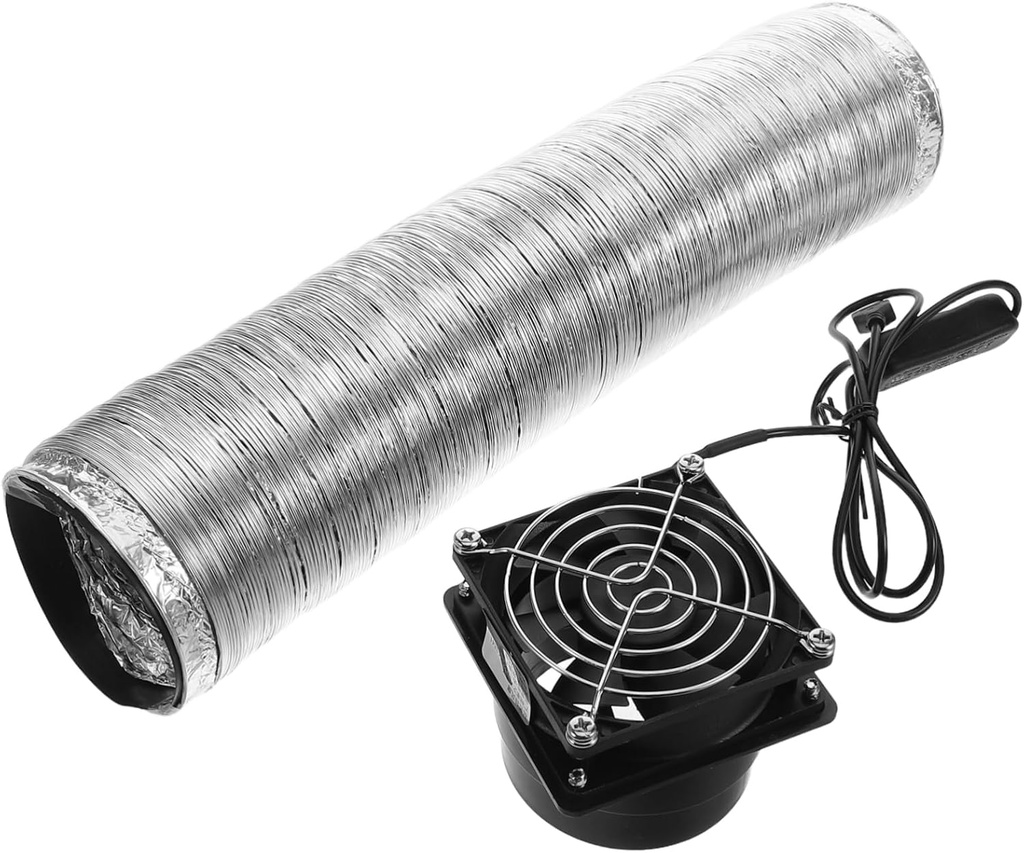 Mikikit Small Smoke Remover Fan Soldering Ventilation Fan Portable Exhaust Usb Operated Energy-saving for Kitchen Workspace