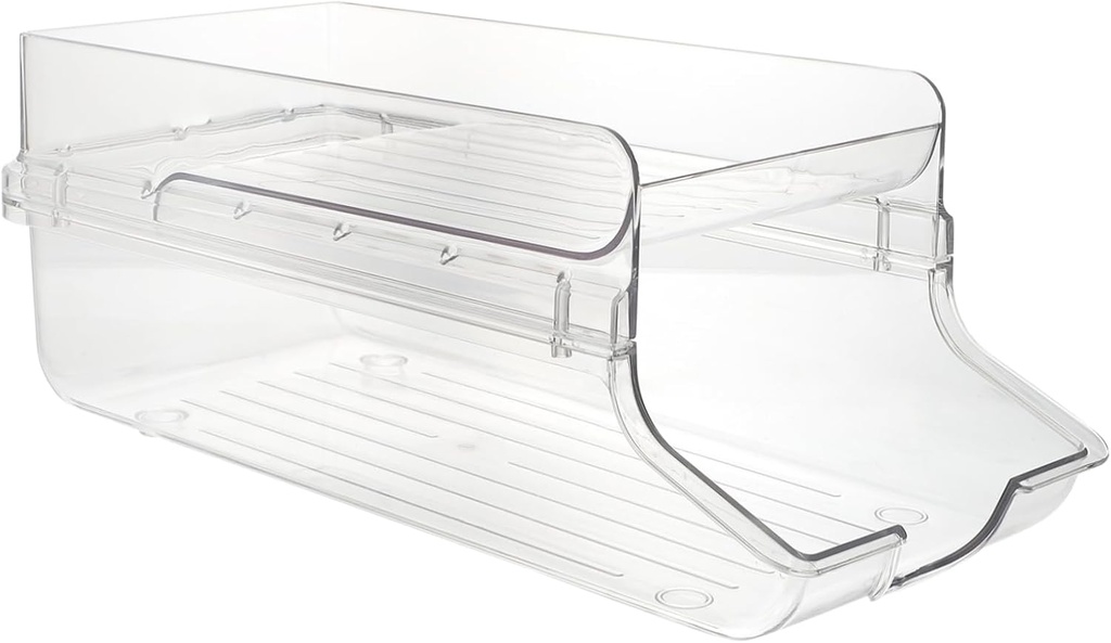 Double Fridge Can Organizer Soda Bottle Beverage Can Holder Rack for Refrigerator