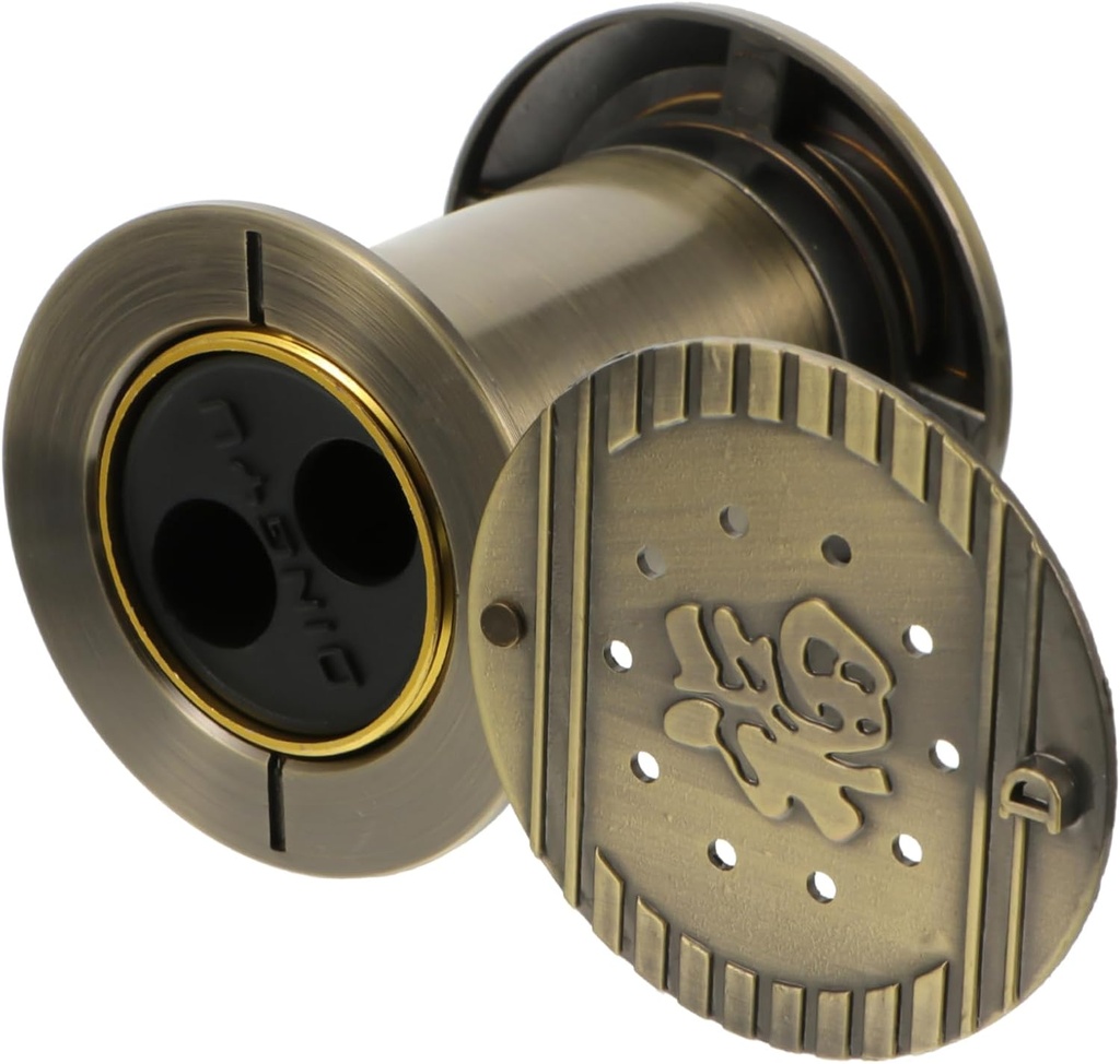 NUOBESTY Theft Door Viewer with Decorative Cover High Definition Peephole for Enhanced Security for Home and Office Use Easy Installation and Monitoring