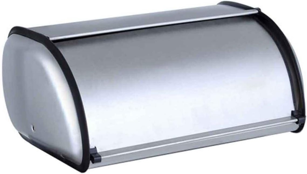 1pc Small Stainless Steel Storage Box Versatile Heat Insulated Bread Box for Organizing Bread Cakes and Cookies Kitchen Storage Silver