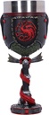 Nemesis Now House of the Dragon Daemon Targaryen Goblet, Hand-Painted Resin Chalice, Gift for Fantasy Enthusiasts and Westeros Lovers, 19cm