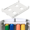 Hanging Stacking Can Dispenser Lightweight Soda Can Organizer Rack Pull-out Fridge Drink Can Holder Portable Drink Beverage Dispenser Rack for Fridge Pantry Freezer Kitchen