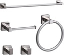 5 Pieces Brushed Nickel Bathroom Hardware Set,Wall Mounted 23.6 inch Towel Bar Set,Towel Rack Set,Toilet Paper Holder, Bathroom Accessories Set