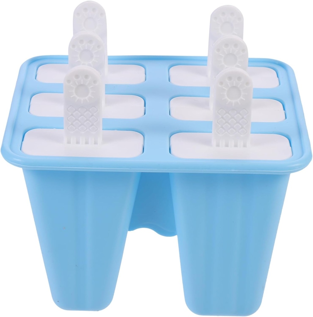 Household DIY Silicone Popsicle Mold with Ice Cream Sticks Wear-resistant Ice Lolly Maker for Easy Homemade Chilled Treats