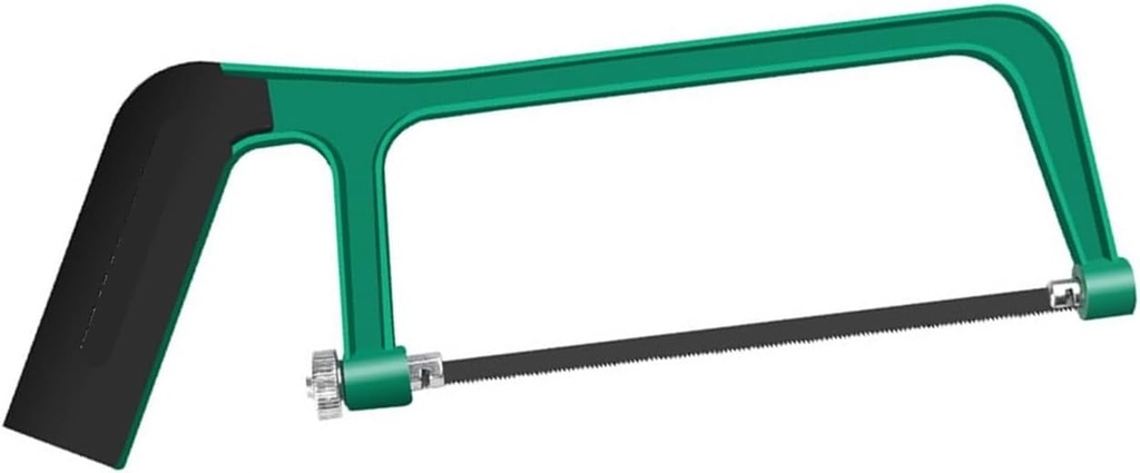 Hacksaw Frame Hand Saw Interchangeable Metal Cutter for Cutting Metal, Plastic & Wood Ergonomic Grip, 260 * 80mm, Lightweight Mini