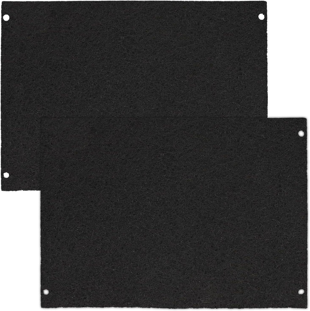 Microwave Oven Activated Charcoal Replacement Air Filters Compatible With Whirlpool Low Profile Over the Range Microwave Hood Models WML55011HS WML75011HZ 2 Pack